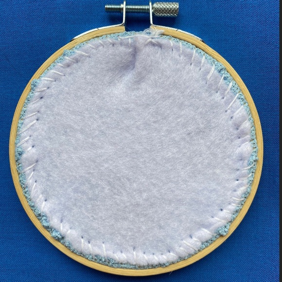 Harry Styles Sign of the Times Bribe the Door 4-inch Wooden-Framed Cross Stitch - Picture 4 of 5